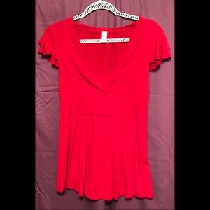 Merona Red Shirt, M
